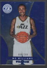 MO WILLIAMS  2012-13 PANINI TOTALLY CERTIFIED BLUE PARALLEL CARD #203   /299