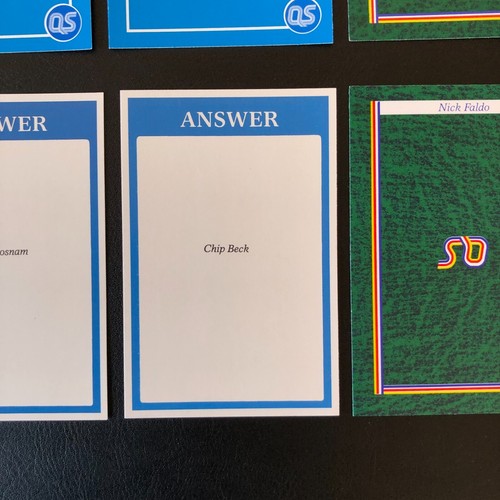 Bernhard Langer A Question of Sport 18 Card Lot Nick Faldo Tom Watson And More - 第 15/18 張圖片