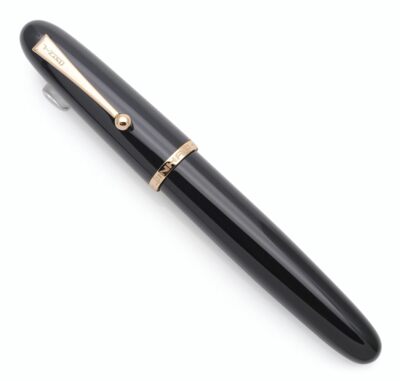 Jinhao 9019 Dadao Series #8 Stylo plume à pointe fine, corps en acrylique bleu foncé avec clip doré