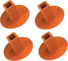 Markwort Baseball Softball Base Plugs Rubber Ground Receptacle - 4 PACK