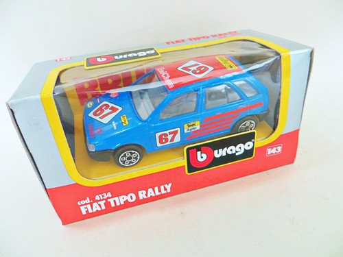 BURAGO 4134 'FIAT TIPO RALLY CAR #67'. BLUE. 1:43. MIB/BOXED - Picture 2 of 7