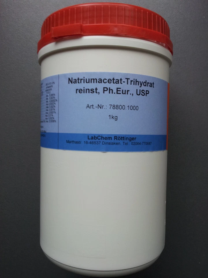 MARKENLOS Natriumacetat-Trihydrat reinst Ph.Eur., USP von Merck