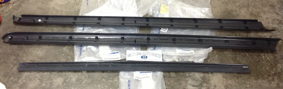 1999-2004 Ford F150 6,5' Cama Cinza R & L Trilho Lateral de Cama e Porta Traseira Kit CAP Fabricante de Equipamento Original - Imagem 2 de 4