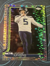 2025 Topps Chrome Football Jason Myers Seahawks Pulsar Refractor 🔥 NEW RELEASE