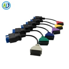 Adattatore OBD2 Completo 6pz/Set Cavi Spina Auto Diagnostica Pro per FiatECUscan,Lanci