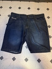 Ecko Unltd Denim Shorts Size 42 Blue Baggy Streetwear Jean Shorts