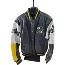 Vintage Pittsburgh Steelers Carl Banks G-III Leather Jacket Men  s Size L