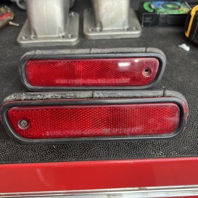 OEM Stanley 92-96 Honda Prelude Rear Side  Reflector Marker Light Lamp Set