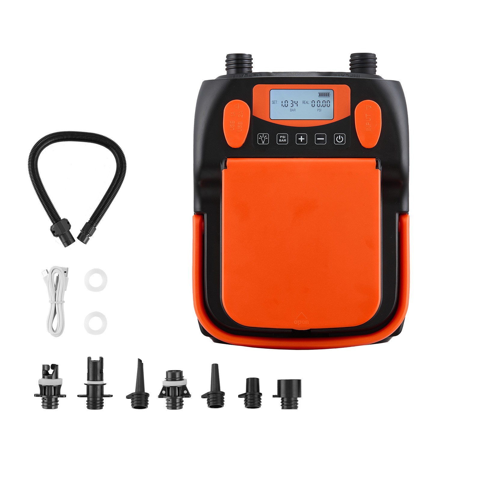 Plus de fatigue avant de ramer avec la pompe à air électrique pour paddle automatique 20 psi