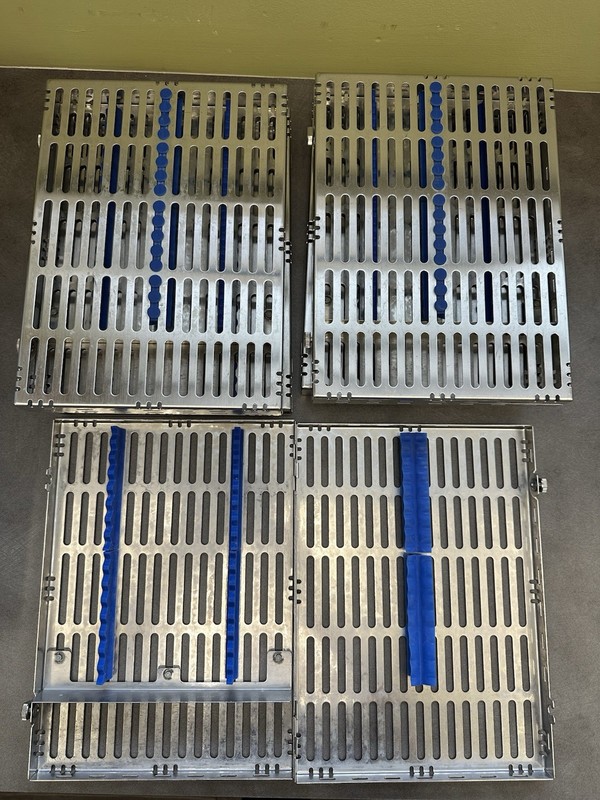 Hi-Friedy Dental Instrument Cassettes, 8 Total