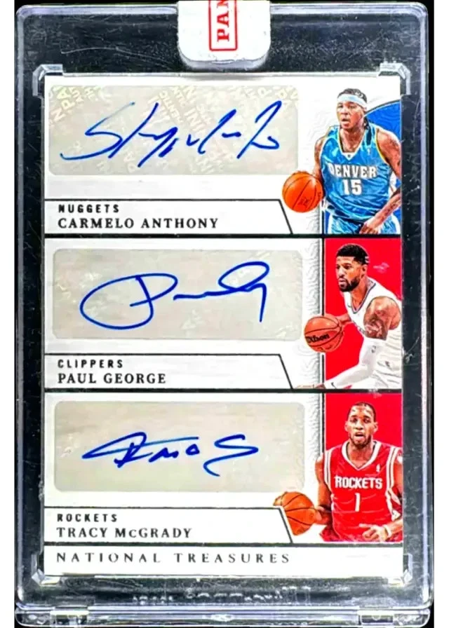 Panini Tracy McGrady Basketball Autographed Sports Trading Cards