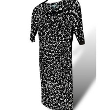 Lauren Ralph Lauren Crossover V-Neck Half Sleeve Dress Women Size 2 Petite