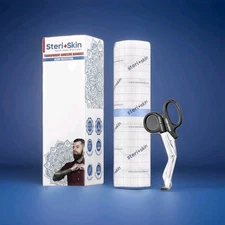 Steri-Skin Tattoo Aftercare Bandage Clear Film Wrap 10" x 72" Waterproof Healing