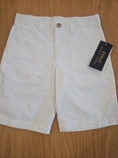 Polo Ralph Lauren Boys 5T 5 Chino White Shorts NWT Summer Beachy Vacation