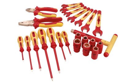 Kit 11 Cacciaviti Elettricisti Isolati &ndash; Marksman &ndash; Impugnatura Morbida &ndash; Fai Da Te