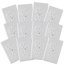 Self-Closing Babyproof Outlet Covers - For Center Screw Outlets Only An Alt...