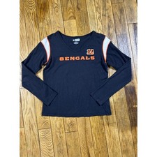 Cincinnati Bengals NFL Team Apparel Womens L Long Sleeve Shirt