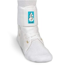 ASO Speed Lacer Medium, White   Ankle Brace for Sprained Ankle and Peroneal...