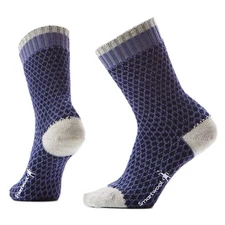 Smartwool Everyday Cozy Popcorn Polka Dot Women's Crew Socks, Nightfall Blue, Me