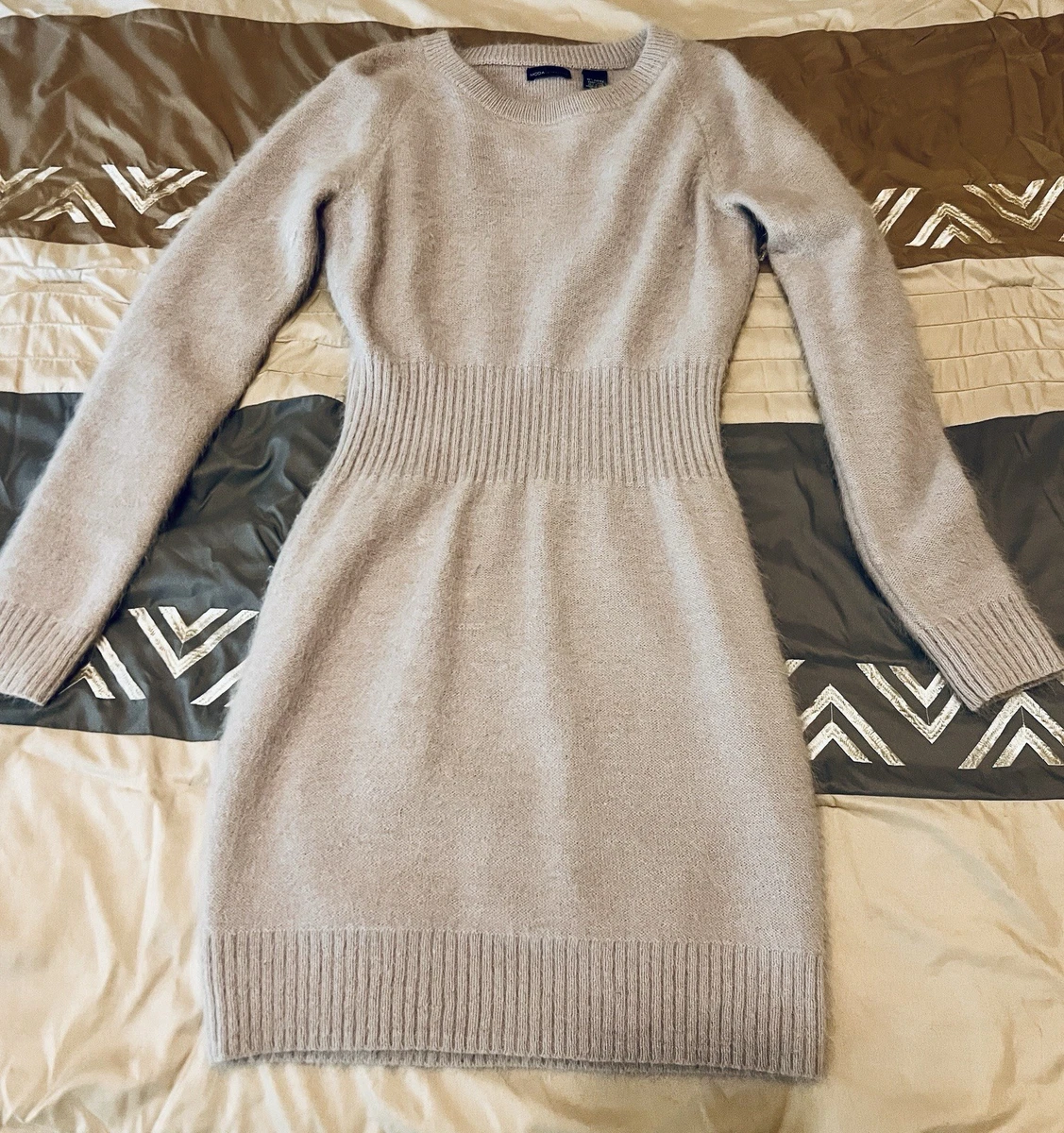 cable knit sweater dress outfit Women Autumn Cable Knitted Dress V-Neck Long Sleeved Slim Sweater Dresses For Women Bodycon Party Winter main image 1