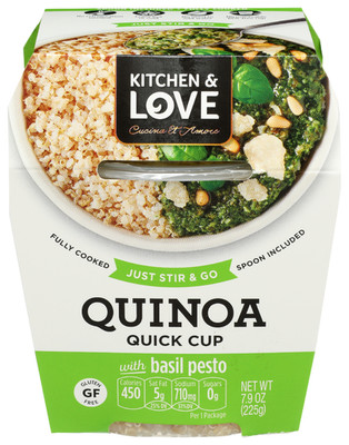 KITCHEN AND LOVE QUINOA MEAL BASIL PESTO 7.9 OZ