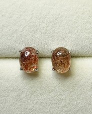 925 Sterling Silver Flashy Sunstone Golden St...