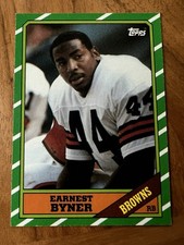 ?1986 Topps #189 Earnest Byner Rookie Card RC?Near Mint or Better?. rookie card picture
