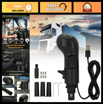 Besilo USB Truck Simulator Shifter for PC, Compatible with Logitech G25/G27/G29/