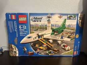 LEGO CITY Cargo Terminal 60022 Box & Minifigures & Manuals - Plane Only
