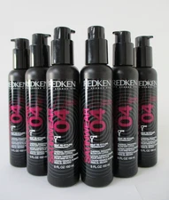 6 x Redken Satinwear 04 Thermal Smoothing Blow Dry Lotion 5 oz