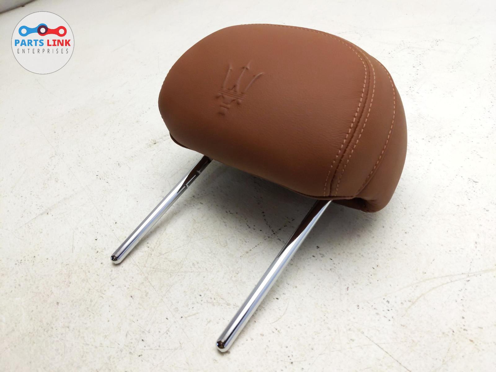 2017-20 MASERATI LEVANTE REAR SEAT HEADREST HEAD REST LEATHER TAN M161