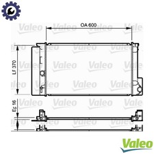 RADIATOR ENGINE COOLING 735250 FOR TOYOTA COROLLA/ALTIS/iM/QUEST AURIS VERSO