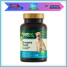 PetNC Natural Care Brewers Yeast Chewables for Dogs, 250 Count