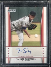 Scheppers, Tanner - 2010 Razor - Autograph - Card# TS-4 - INV1