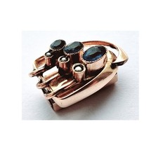 Jugendstil Kettenschieber Uhrenkettenschieber Antikschmuck um 1910 Z4