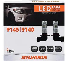 Sylvania LED Fog Light Bulbs 9145/9140 - 2 Bulbs Per Box NEW!