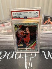 2019-20 Panini Donruss Fanatics Trae Young #2 Atlanta Hawks PSA 9