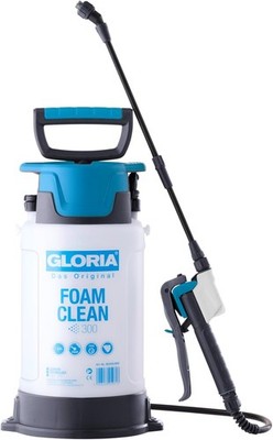 GLORIA Schaumsprüher FoamClean300 3L Drucksprüher Autoreinigung Snow Foam FKM
