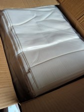 Home 100 Linen Tablecloth Natural 54  x 114  Rectangle Open Box 12 Pack