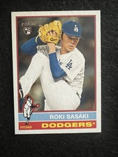 2025 Topps Heritage - Roki Sasaki #224 (RC) Los Angelas Dodgers