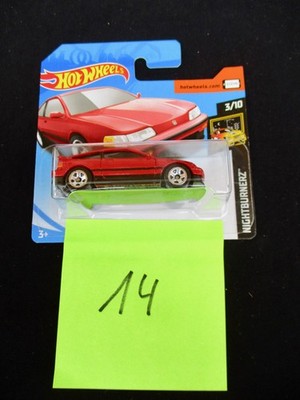 14 Hot wheels HONDA CIVIC CRX 1988 NIGHT BURNERZ  2019 OVP NOS unbespielt