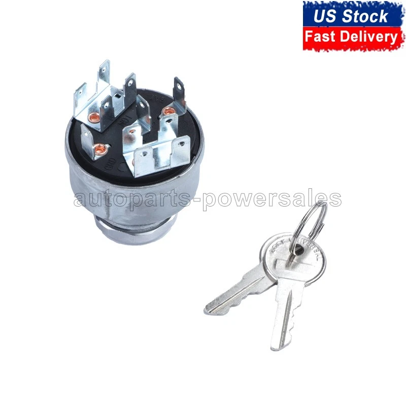 NEW Ignition Switch For Jeep CJ5 Wagoneer Commando CJ6 CJ3 1000A 1000B DJ5 DJ6 - Image 4 of 4