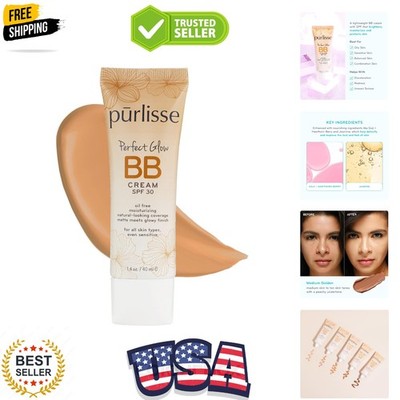 Perfect Glow BB Cream with SPF 30 - Matte Meets Dewy Finish - Enriched with G...