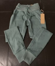 NWT Avalanche High Waisted Compression Leggings Women s Size XS Green 78 SR1
