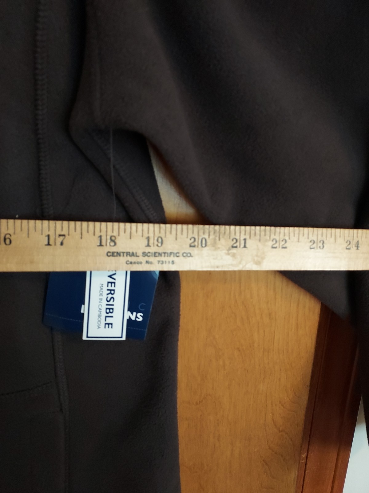 NEW Basic Editions Vintage Brown Size Medium Coat… - image 4