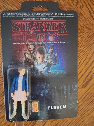 STRANGER THINGS Eleven Action Figure w/ Eggo Kelloggs FUNKO MOC 2017 NIP - Picture 1 of 2