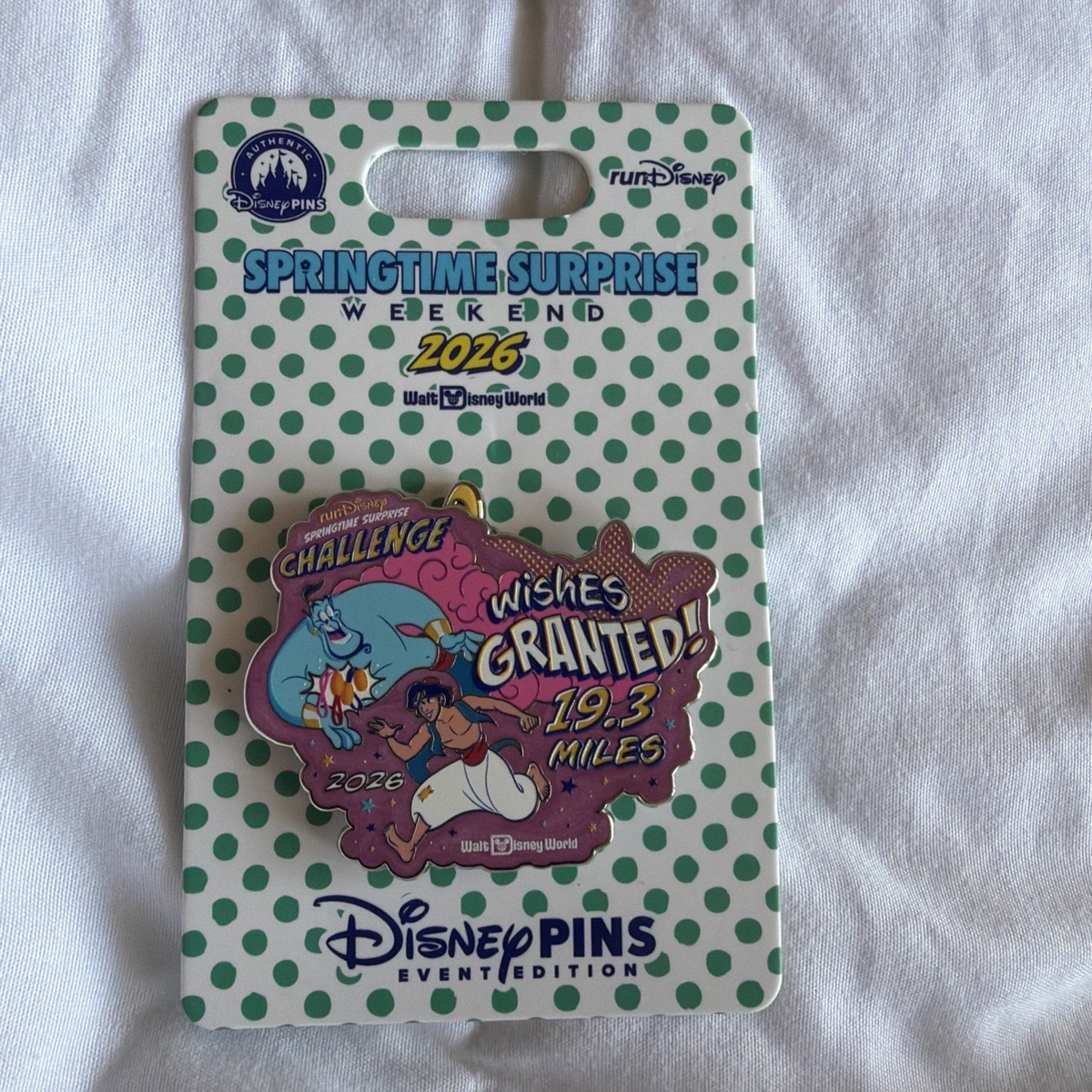 WDW RunDisney Springtime Surprise 2026 - Genie Aladdin - I Did It