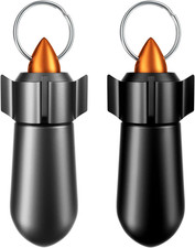 2 Packs Pill Keychain, Pill Case, Waterproof Pill Holder, Portable Pill Containe