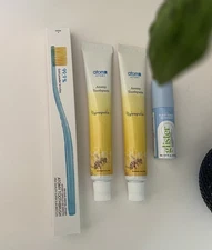 Atomy Oral 2 Toothpaste, 1 Toothbrush W/Glister Spray Travel Set