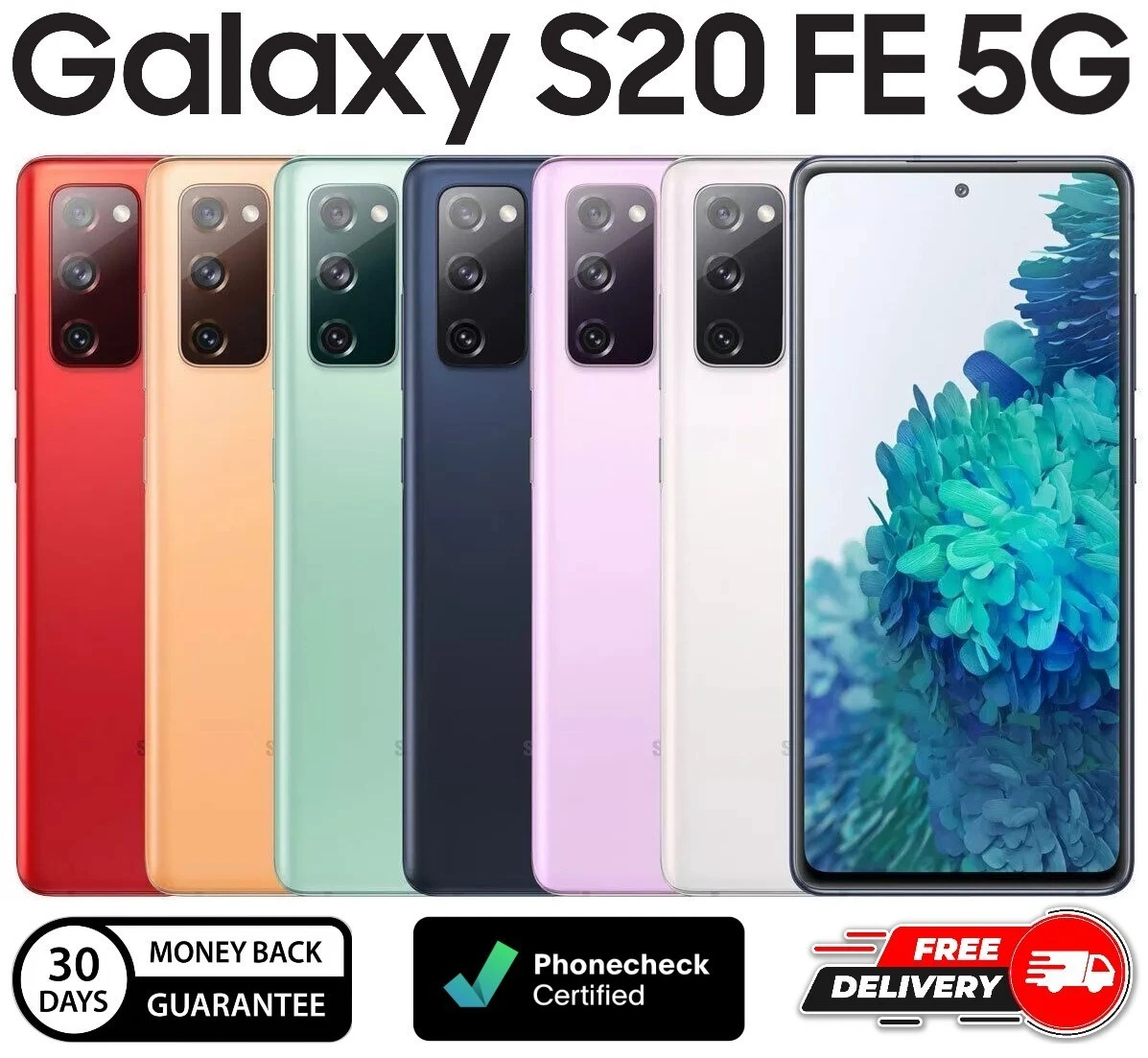 Original Samsung Galaxy S20 FE 5G G781V Verizon 128GB 6.5